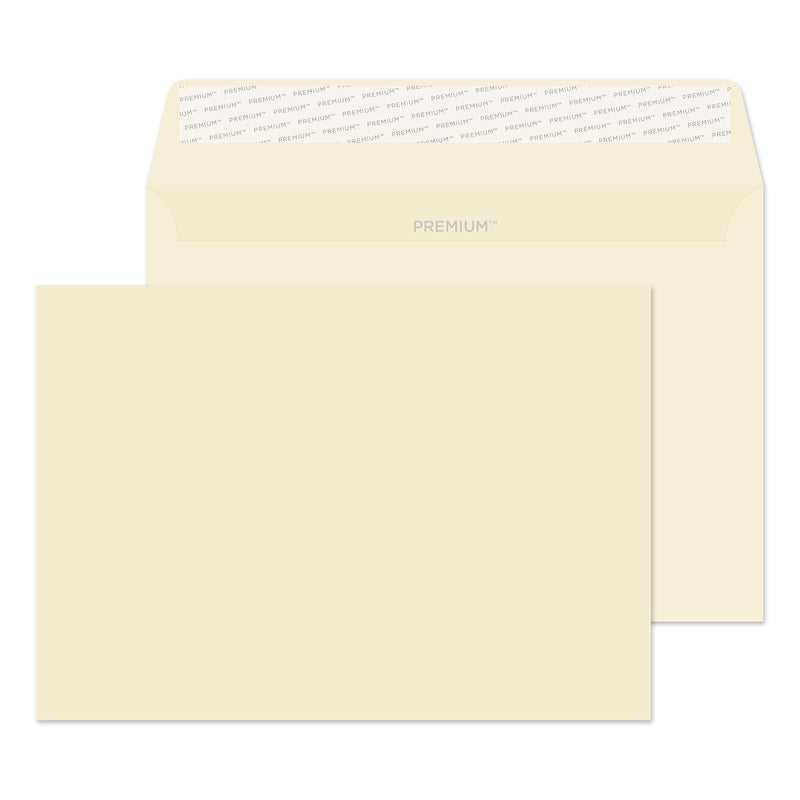 Blake Business C5 162 x 229 mm 120 gsm Peel and Seal Wallet Envelopes (61455) Cream Wove