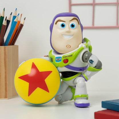Paladone Buzz Lightyear GloBuddies Light – 16cm Toy Story Character Lamp – Press‑to‑Activate Soft Glow Kids Night Light, Paladone Buzz Lightyear GloBuddies Light – 16cm Toy Story Character Lamp – Press‑to‑Activate Soft Glow Kids Night Light