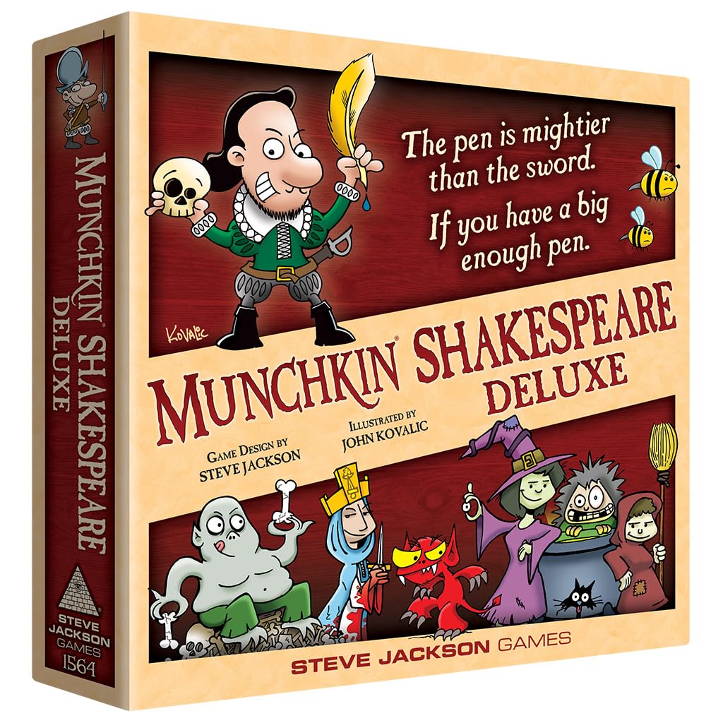 Steve Jackson Games | Munchkin Shakespeare Deluxe | Card Game | English