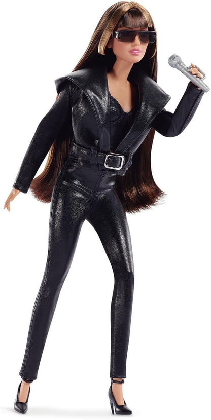 Barbie Signature Miley Cyrus Collectible Fashion Doll with Microphone Accessory, Collector Edition Gift for Fans