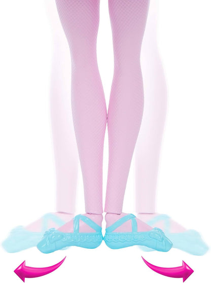 Barbie in the Nutcracker Dolls with Surprise Tutu Transformation Feature, Ombre Tutu, Heart Locket Necklace Accessory & Gift Box, JLW53