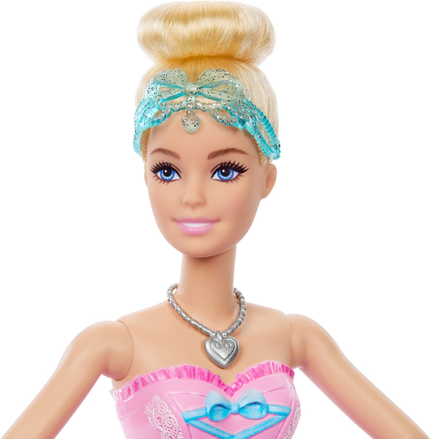 Barbie in the Nutcracker Dolls with Surprise Tutu Transformation Feature, Ombre Tutu, Heart Locket Necklace Accessory & Gift Box, JLW53