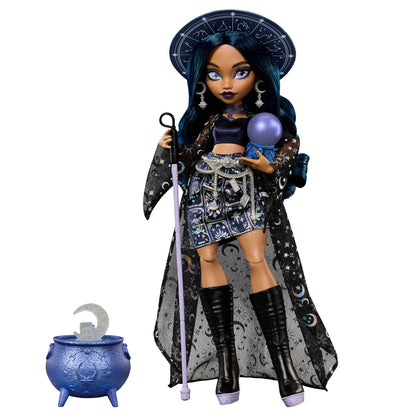 Monster High Doll, Moonspell Magic Claire De Luna The Clairvoyant Witch with Cauldron Surprise & Accessories like Crystal Ball, JMB89