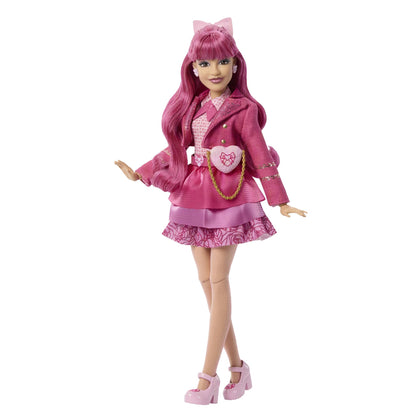 Mattel Disney Descendants: Wicked Wonderland Fashion Doll & Accessory, Pink Sister of Red & Daughter of Queen of Hearts with Movie-Inspired Clothing, JMP47