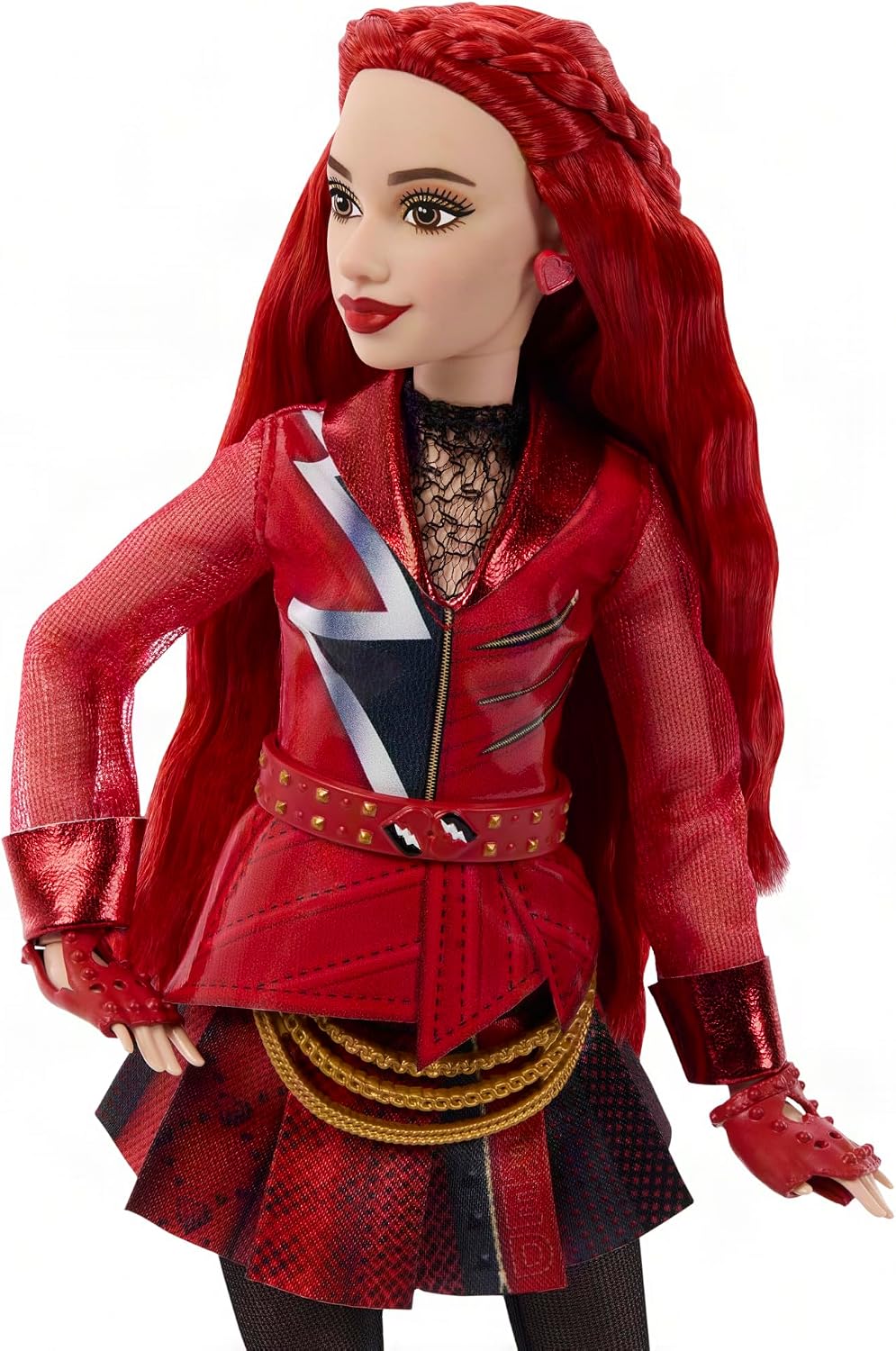 Mattel Disney Descendants: Wicked Wonderland, Red, Daughter of Queen of Hearts Fashion Doll, with Removable Outfit & Accessory, Inspired by the Movie, JMP45