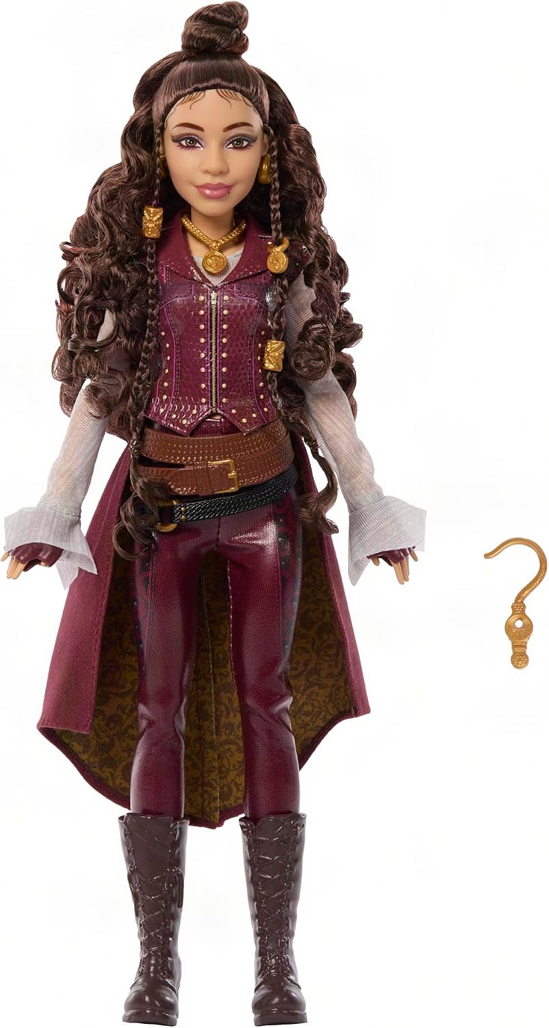 Mattel Disney Descendants: Wicked Wonderland Fashion Doll & Accessory, Hazel Hook, Daughter of Hook with Movie-Inspired Clothing, JMP48