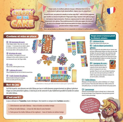 Schmidt Spiele 88961 Cherry on the Cake, Topp die Torte!, multilingual Version UK, F, IT, NL, ES