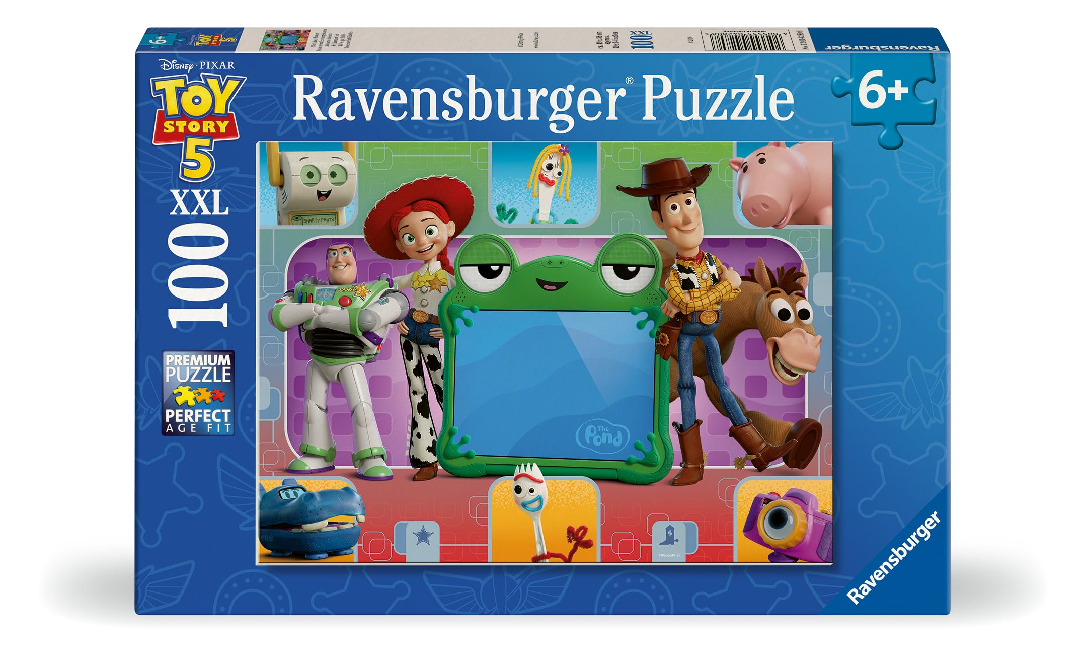 Ravensburger - Puzzle Toy Story 5, 100 Pezzi XXL - Puzzle Bambini 6 Anni, Collezione Toy Story, Giochi Educativi e Divertenti, Idee Regalo