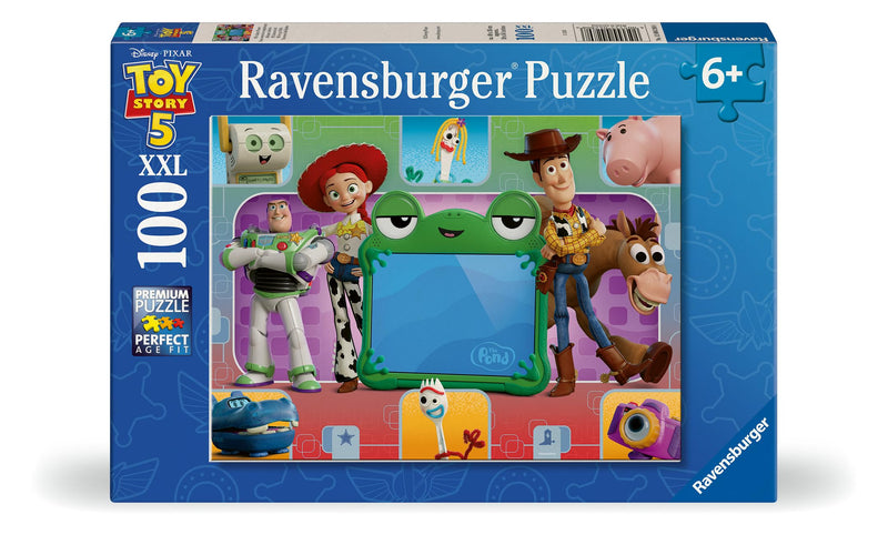 Ravensburger - Puzzle Toy Story 5, 100 Pezzi XXL - Puzzle Bambini 6 Anni, Collezione Toy Story, Giochi Educativi e Divertenti, Idee Regalo