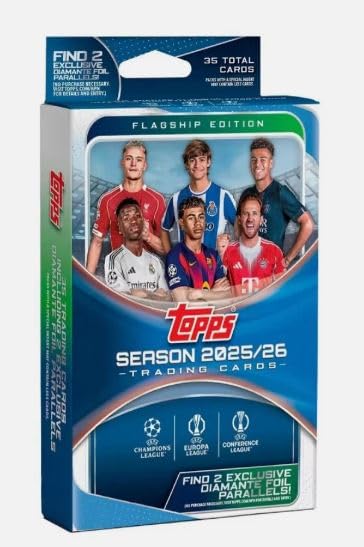 Topps UEFA Club Competitions 2025/26 Hanger Box