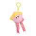 TOMY Mofulatto Kirby & Warp Star Plush Clip-On, Soft Sherpa-Feel Kirby Bag Charm, Kawaii Travel Accessory, Collectible Plush Keychain for Kids and Adults, Clip for Backpack or Purse