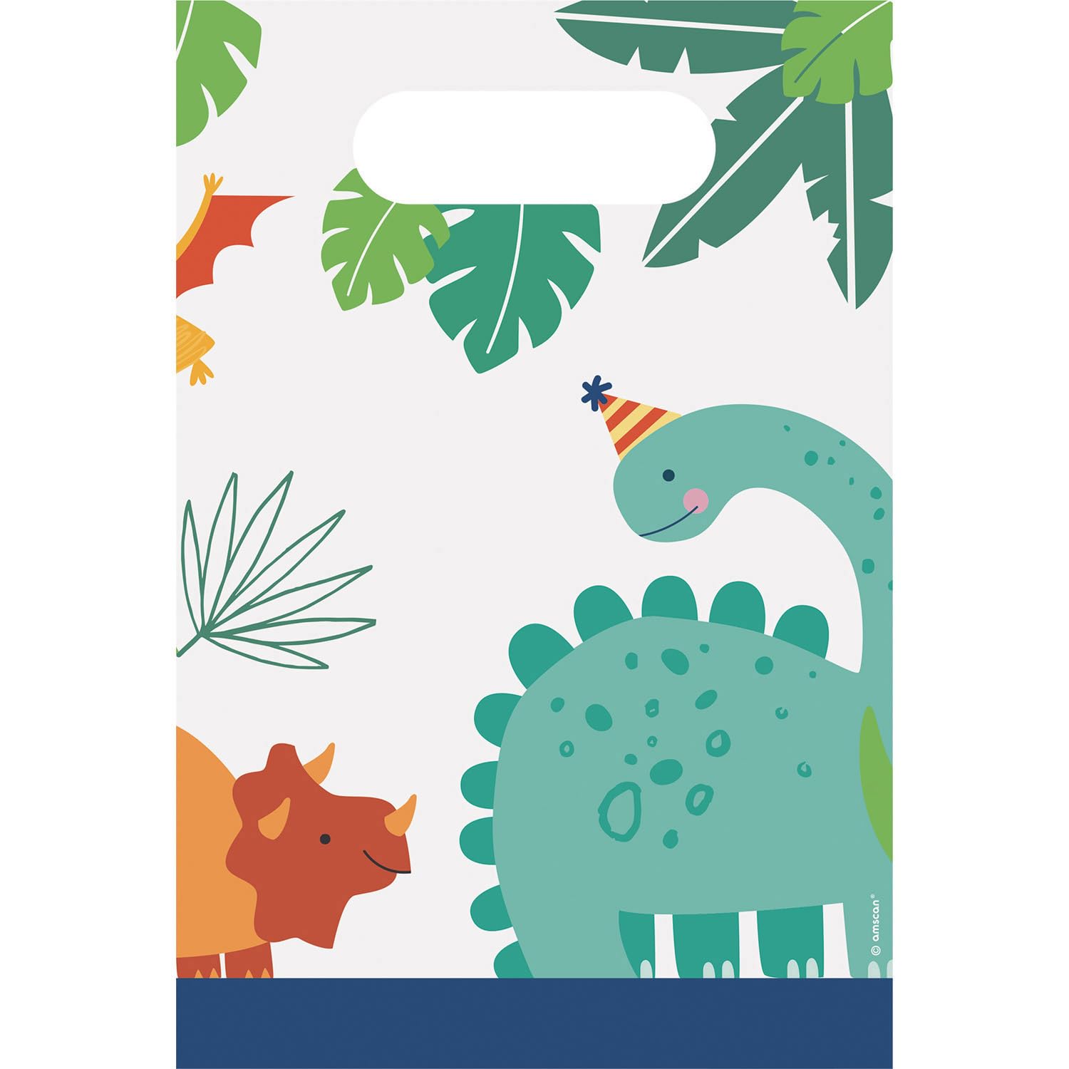 Amscan: 8 Paper Bags Dino-Mite