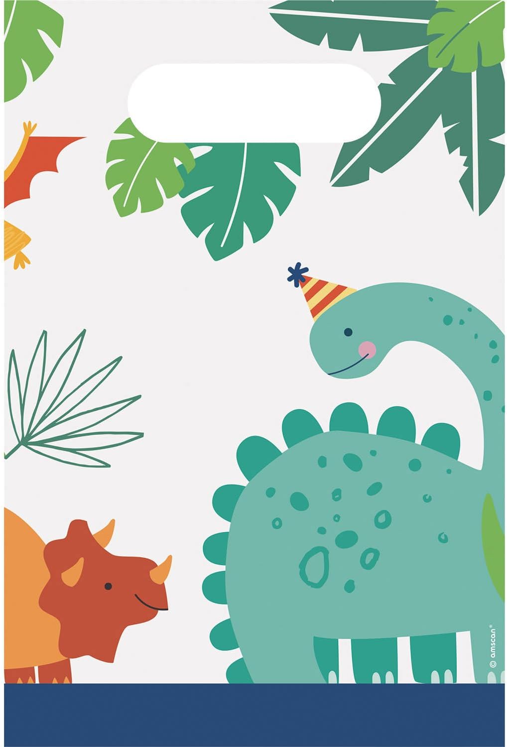 Amscan: 8 Paper Bags Dino-Mite