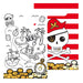 Amscan: 8 Paper Bags Pirates Map