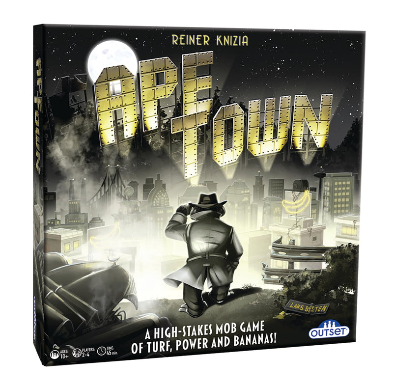 Ape Town by Reiner Knizia – for 2 to 4 Players Ages 10+ – Area Control Tile Laying Board Game