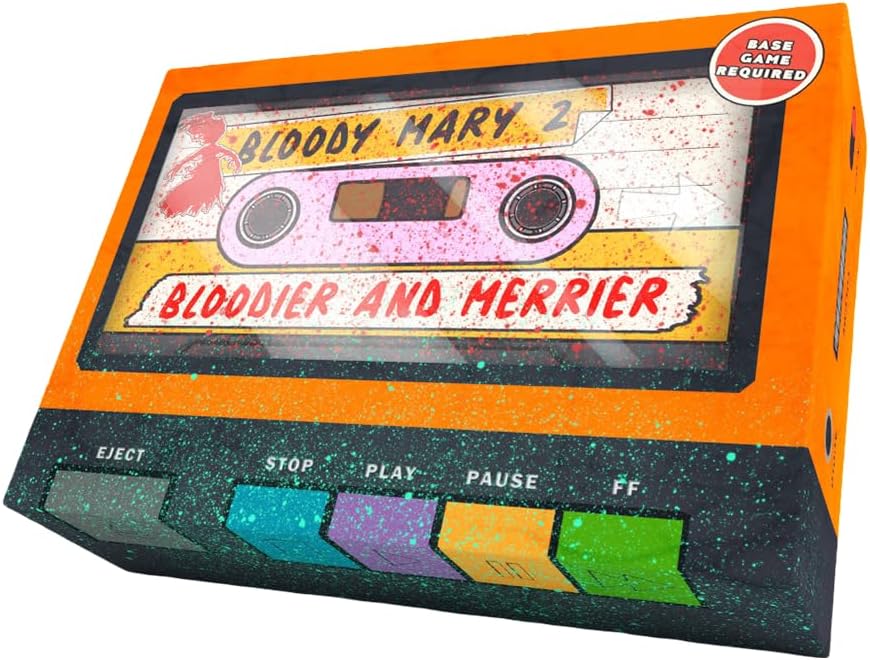 Bloody Mary 2: Bloodier and Merrier, Psycho Killer Game Expansion Pack, Base Game Required, Brown