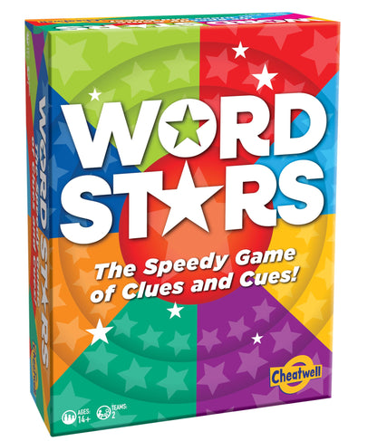 Cheatwell Games Word Stars | The Game Of Cracking Cryptic Clues To Find The Mystery Word | Ages 14+ 2 Teams