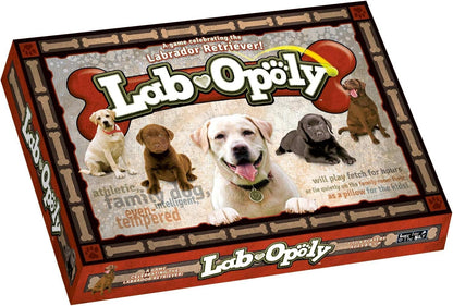Lab-Opoly Property Trading Board Game - Family Game for Adults and Children - 2 to 6 Players - Strategy Fun For Ages 8 and Up - A Game Played With Man's Best Friend