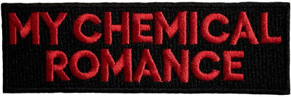 My Chemical Romance Text Logo Standard Woven Patch Size One Size