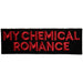 My Chemical Romance Text Logo Standard Woven Patch Size One Size