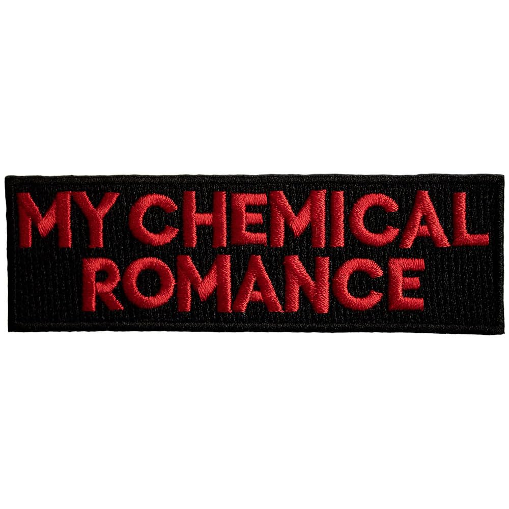 My Chemical Romance Text Logo Standard Woven Patch Size One Size