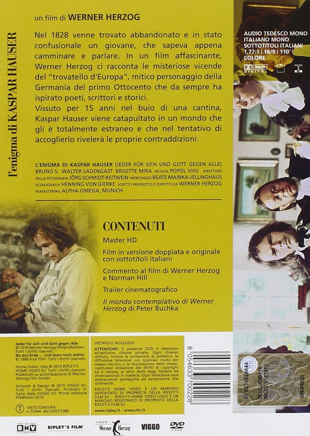 L' Enigma Di Kaspar Hauser (Versione Restaurata)