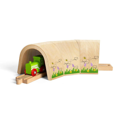 Bigjigs - Bigjigs Houten Treintunnel - 3dlg.