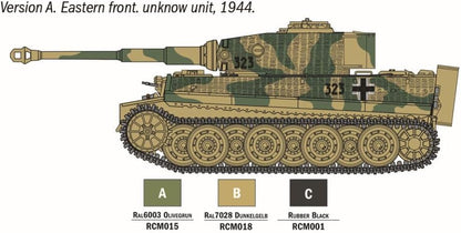 Italeri - 1/56 Pz. Kpfw. Vi Tiger I Ausf. E