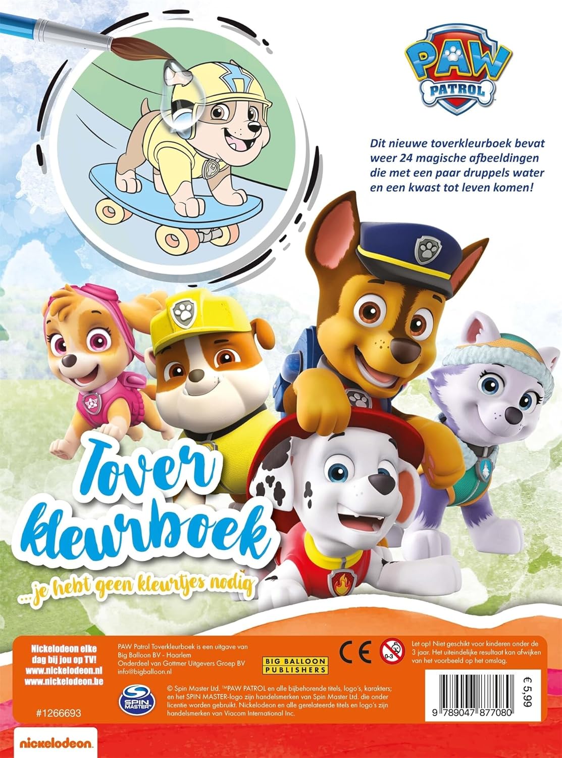 Big Balloon - Toverkleurboek van PAW Patrol