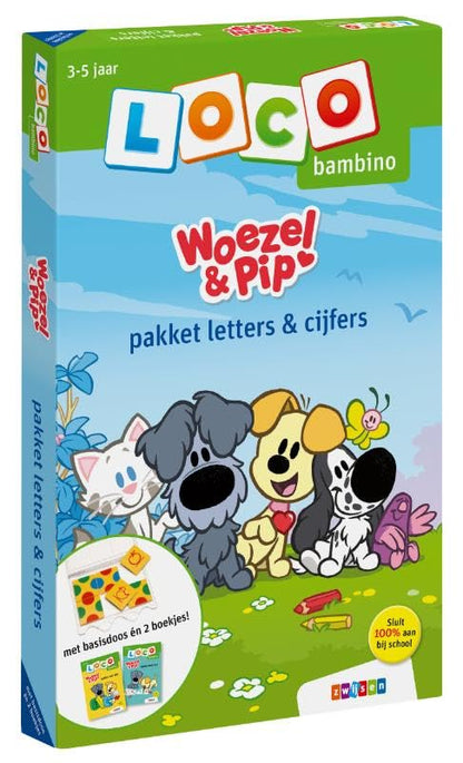 Loco Bambino Woezel & Pip pakket letters & cijfers