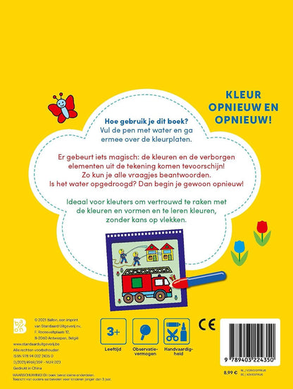 Standaard Uitgeverij - Kleuren met Water - Kleuren en vormen
