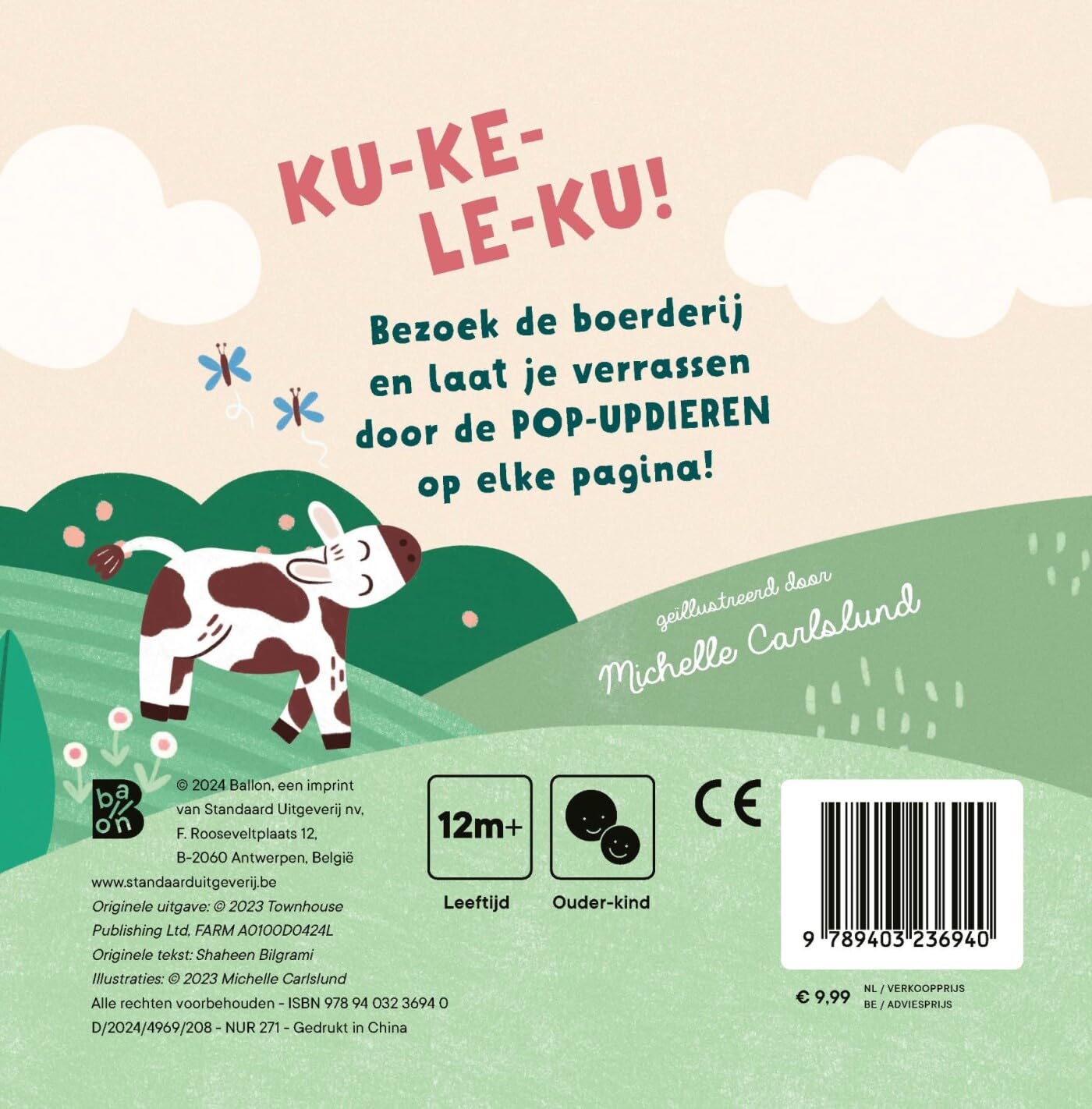Standaard Uitgeverij - Mijn Eerste Pop-upboekje: Op de Boerderij 12m+