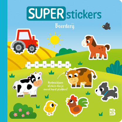 Standaard Uitgeverij - Superstickers - Boerderij 18m+