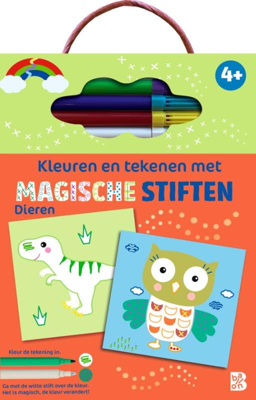 Standaard Uitgeverij - Kleuren en Tekenenen met Magische Stiften - Dieren
