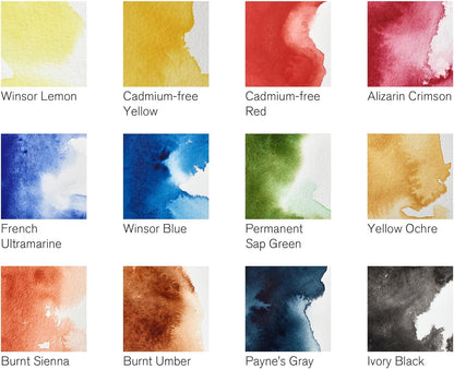 Winsor & Newton - Watercolour Proff. Field Pocket Set 12X1/2 Pans (831278)