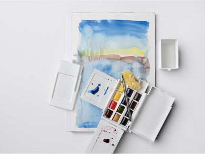Winsor & Newton - Watercolour Proff. Field Pocket Set 12X1/2 Pans (831278)