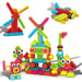 Picasso Tiles - Bristlelock Building Block Set, 112Pcs (Ptb112)