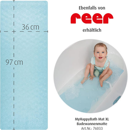Reer - Myhappybath Baby Bath Mat - Blue - 42 X 25 Cm