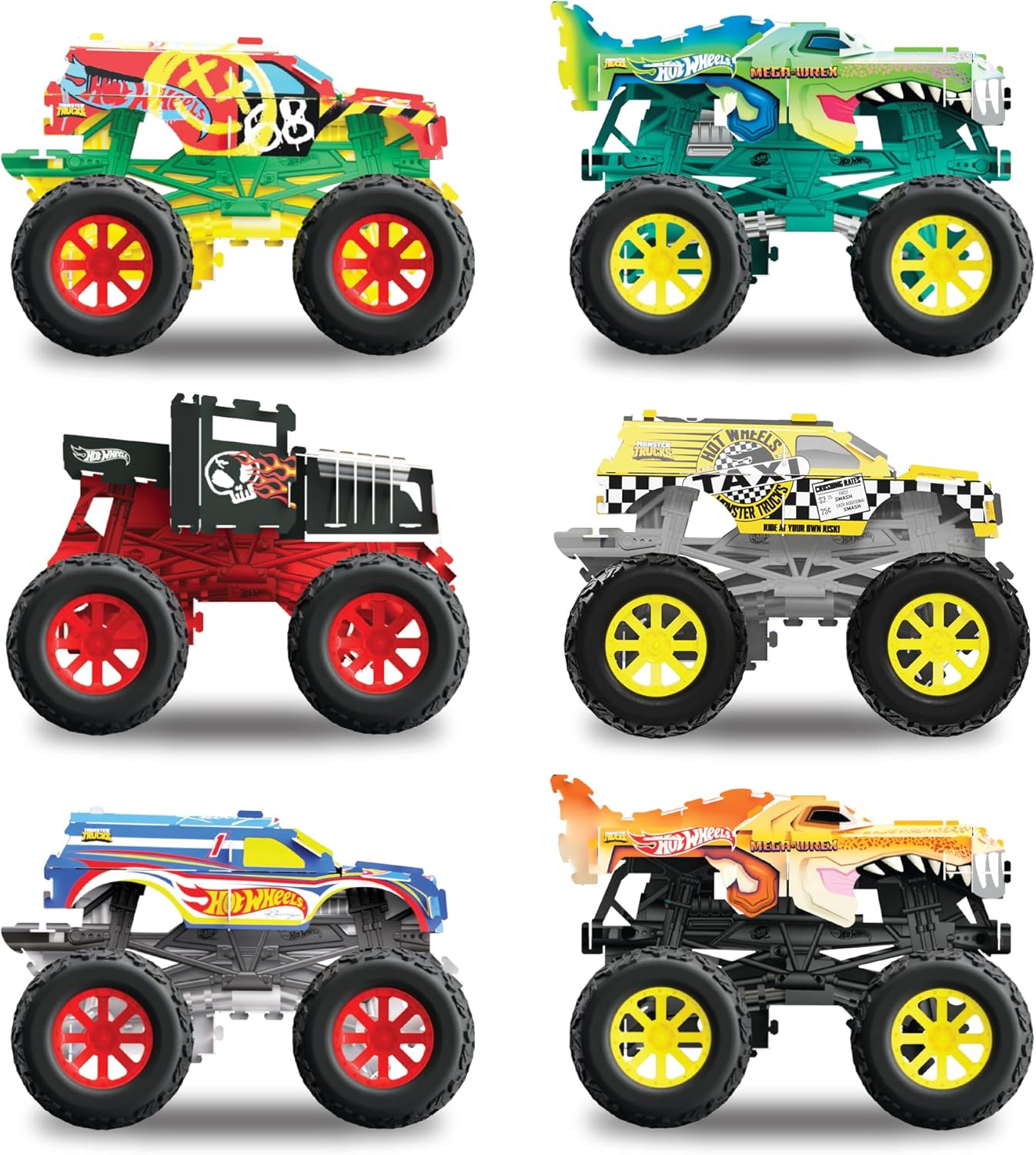 Hot Wheels - Motor Maker Kitz Monster Truck Kit (Bla85578)