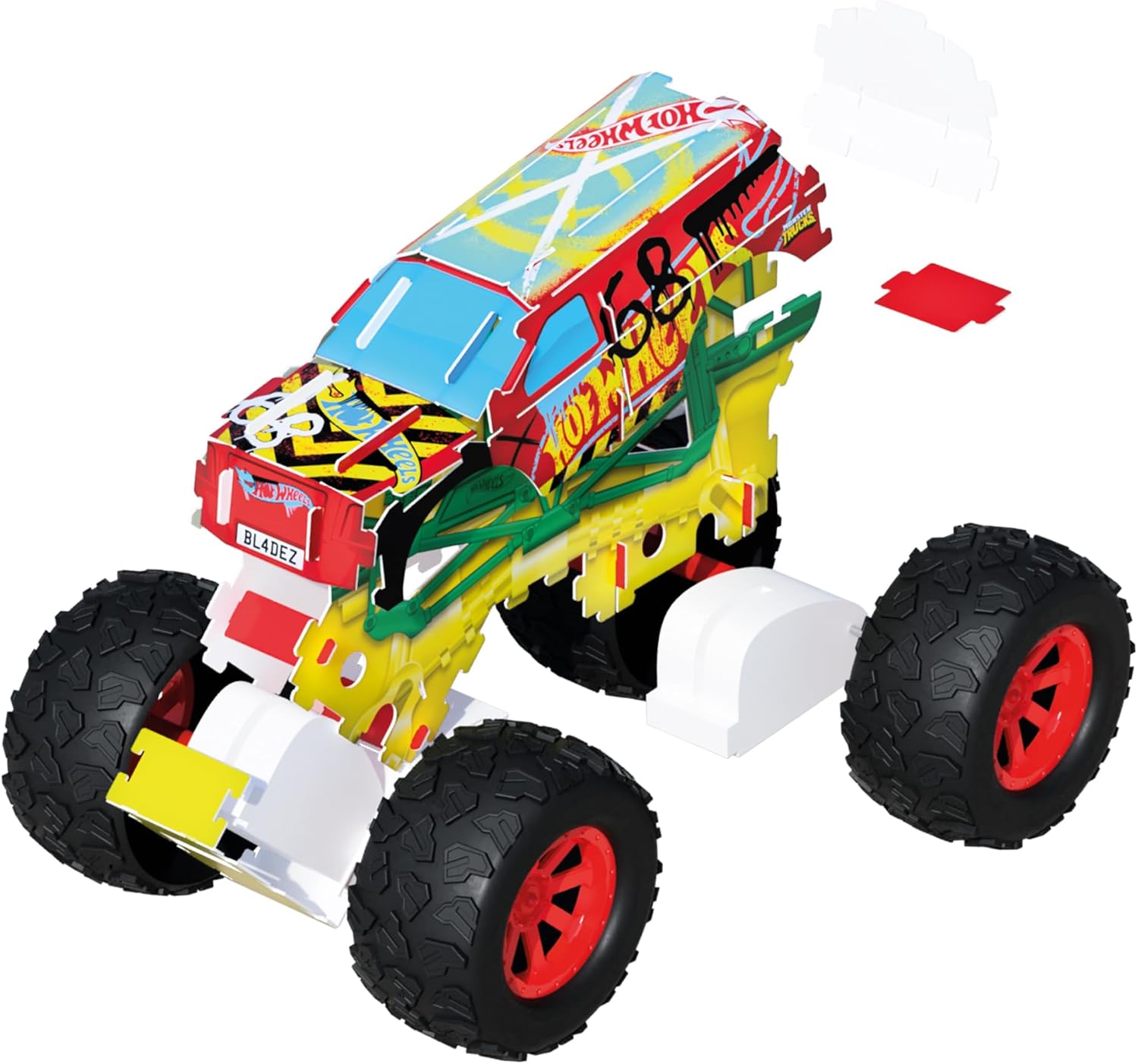 Hot Wheels - Motor Maker Kitz Monster Truck Kit (Bla85578)
