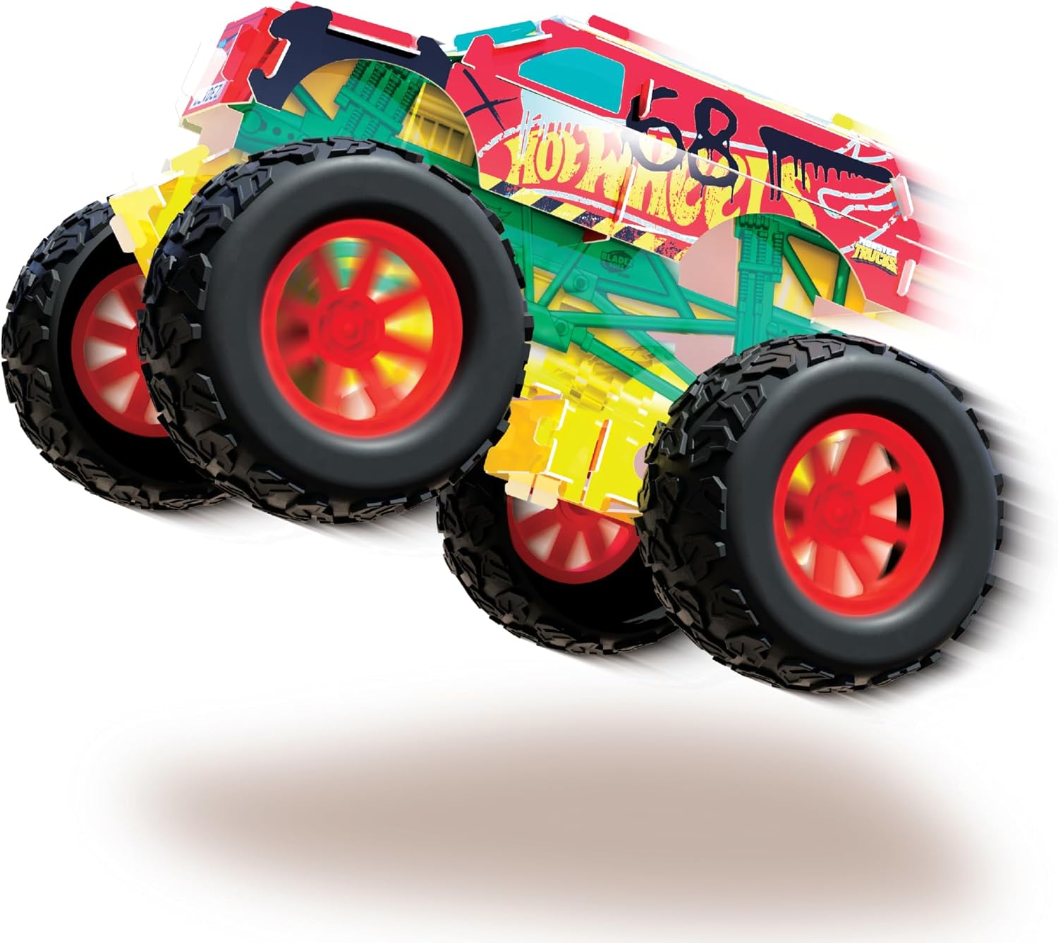 Hot Wheels - Motor Maker Kitz Monster Truck Kit (Bla85578)