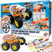 BLADEZ Hot Wheels Toyz Maak je eigen monstertruck - kunstset voor kinderen van 6-12 met markers en stuntramp - Hotwheels Kit om te spelen - Kleursets voor kinderen en STEM-leren - Aanpasbaar en