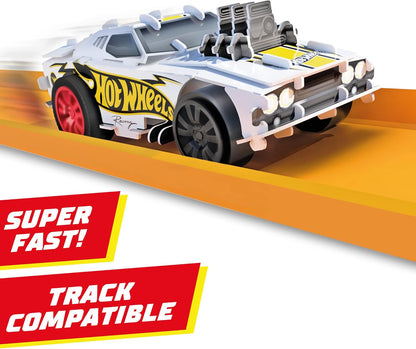 BLADEZ Hot Wheels Toyz Pocket Racer Maker Kitz 1 Pack - Build & Race Mini Cars - Pull-Back Motoren voor Turbo Prestaties & Eenvoudige Snap-Fit Montage - Werkt op Hot Wheels Track - KLEUREN ZULLEN