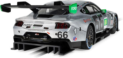 Scalextric C4662 Ford Mustang GT3 - Daytona 2025 - Gradient Racing Slot Cars - World Sport Champ/Endurance, for ages 8+