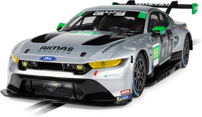 Scalextric C4662 Ford Mustang GT3 - Daytona 2025 - Gradient Racing Slot Cars - World Sport Champ/Endurance, for ages 8+