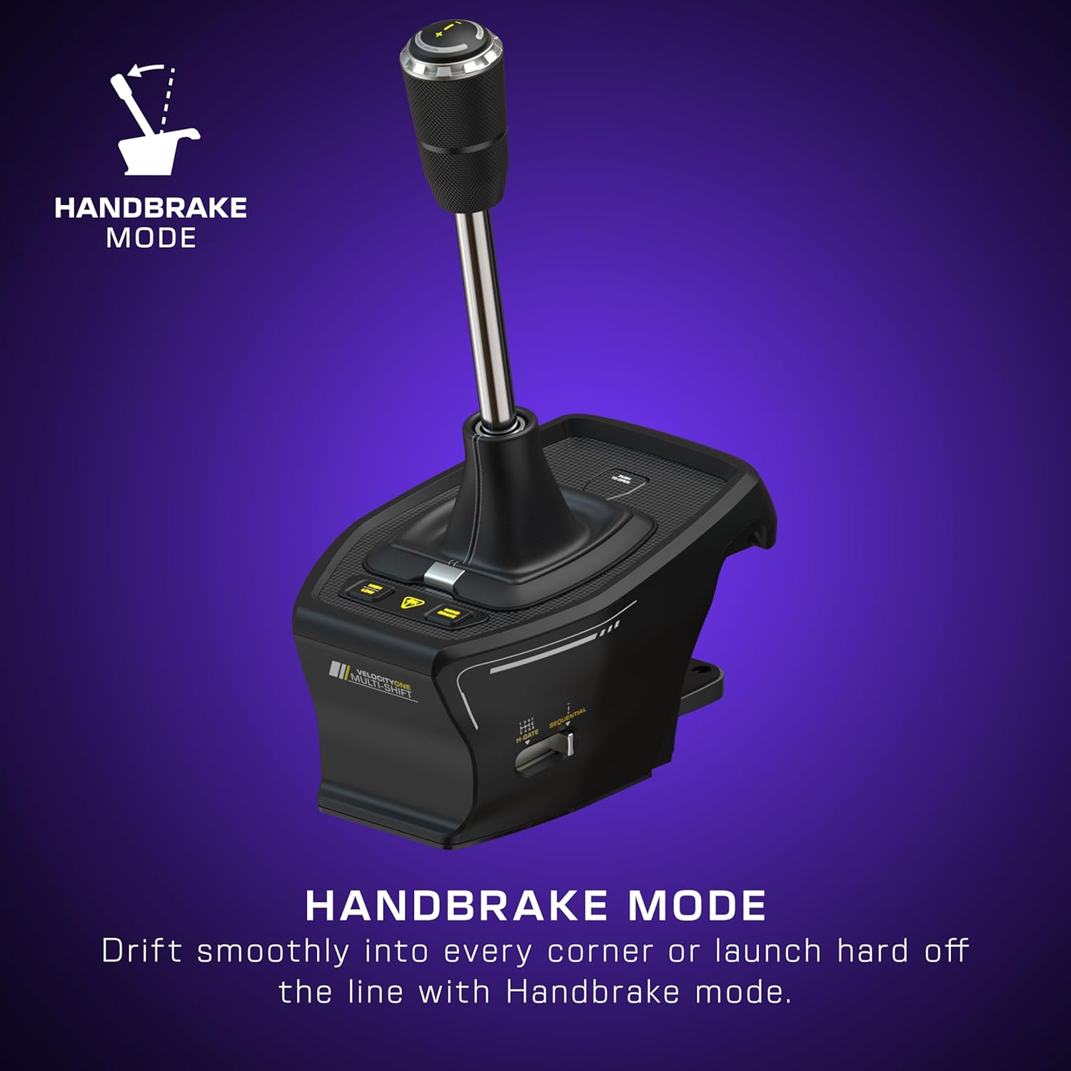 Turtle Beach VelocityOne Multi-Shift Universal Gear Shifter & Handbrake for Windows 10/11 PCs | Xbox Series X|S & Xbox One