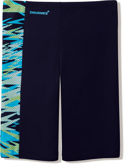 Speedo Boys Hyperboom Splice Jammer Swimmers Black