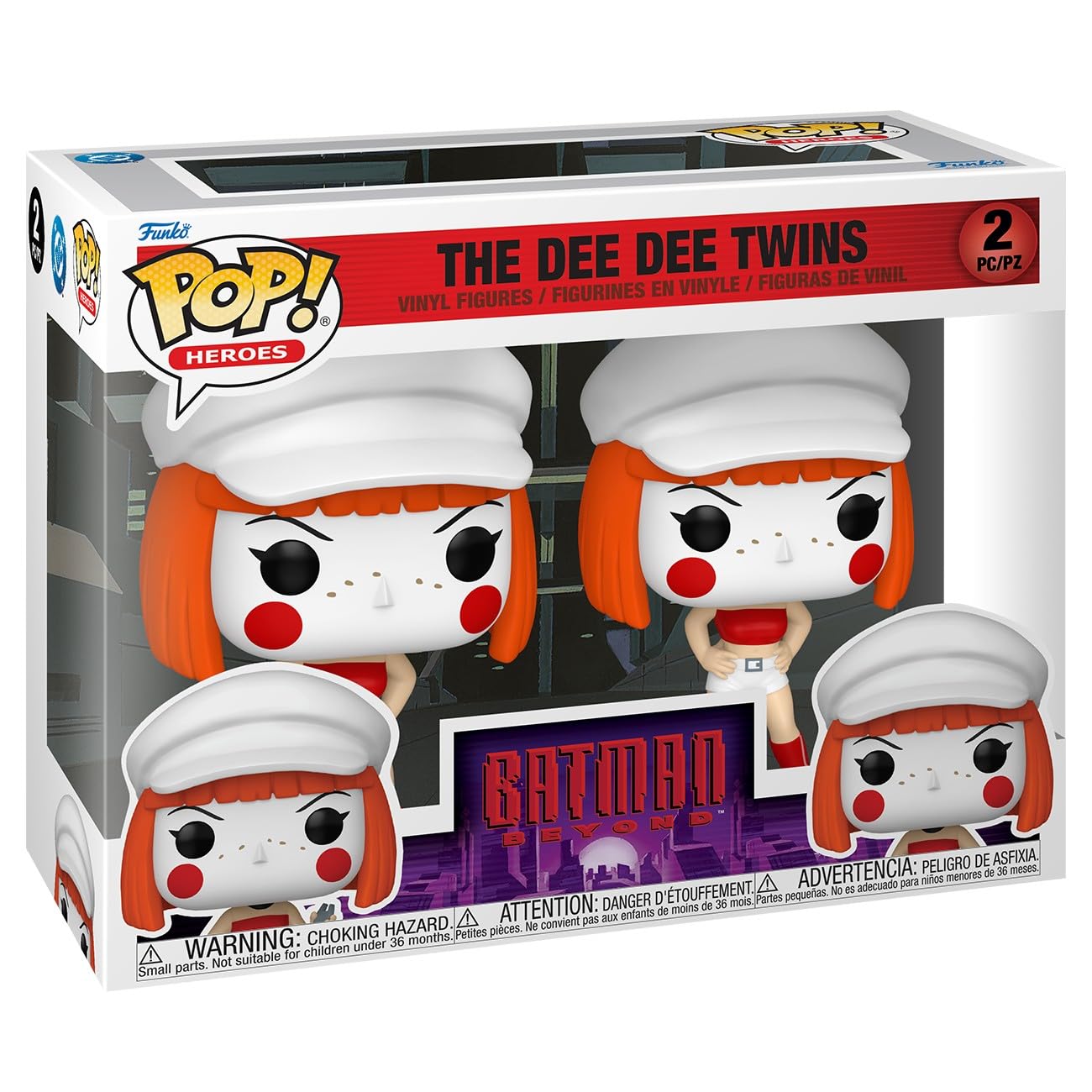 Funko Pop! Heroes: Batman Beyond: Return of the Joker - The Dee Dee Twins, 2-Pack - Collectable Vinyl Figure - Gift Idea - Official Merchandise - Toys for Kids & Adults - DC Fans