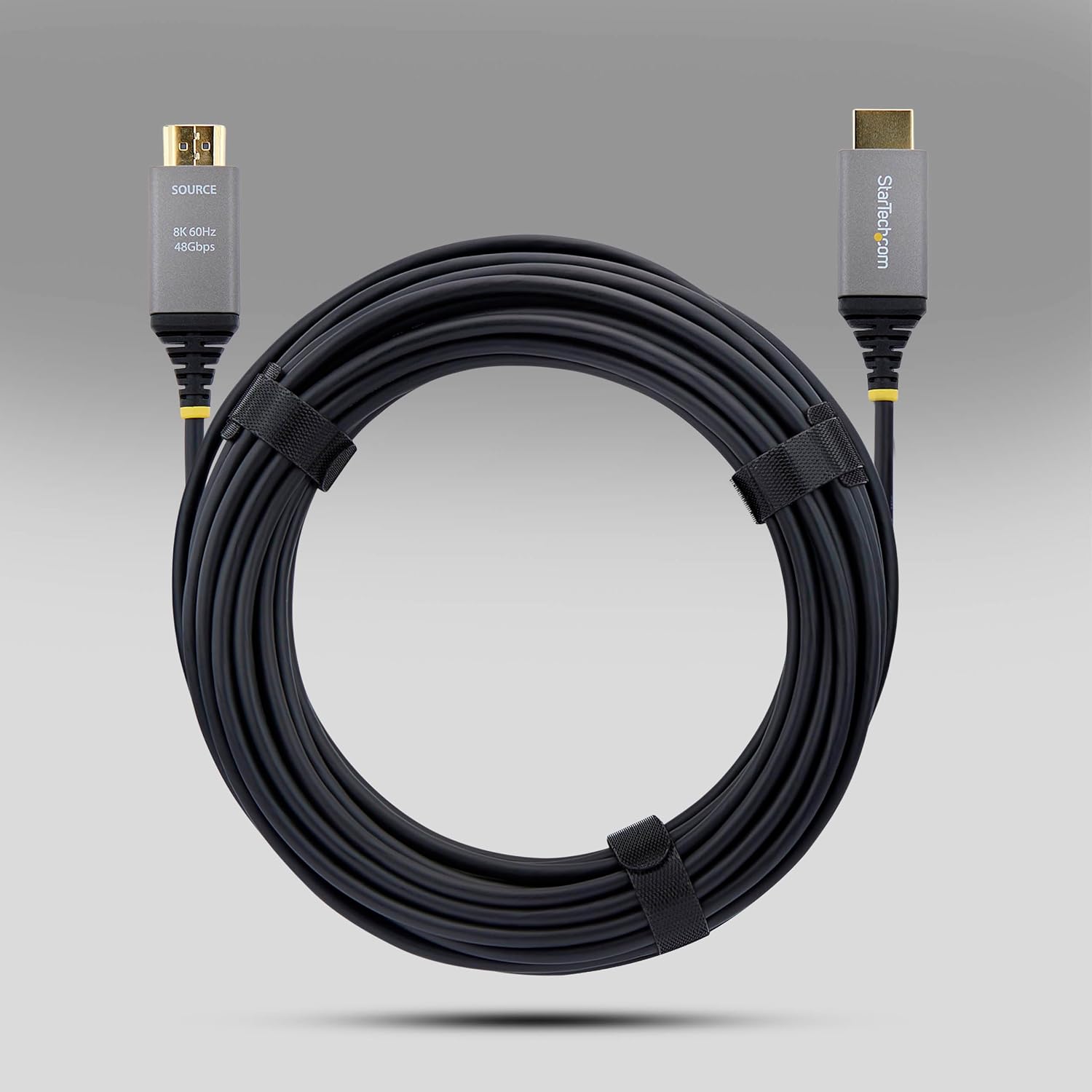 StarTech 30m (100ft) HDMI 2.1 Hybrid Active Optical Cable (AOC), CMP Plenum, 8K 60Hz, 48Gbps, Ultra High Speed HDMI 2.1/2.0 Cable