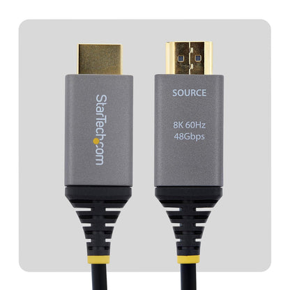 StarTech 30m (100ft) HDMI 2.1 Hybrid Active Optical Cable (AOC), CMP Plenum, 8K 60Hz, 48Gbps, Ultra High Speed HDMI 2.1/2.0 Cable